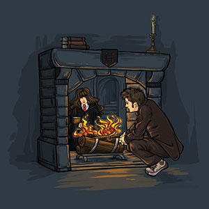 The Witch In The Fireplace